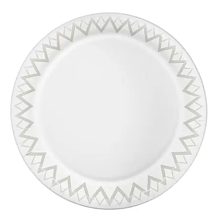 Direct From Factory Highmark® Paper Plates, 8-3/4", Printed White, Pack Of 125