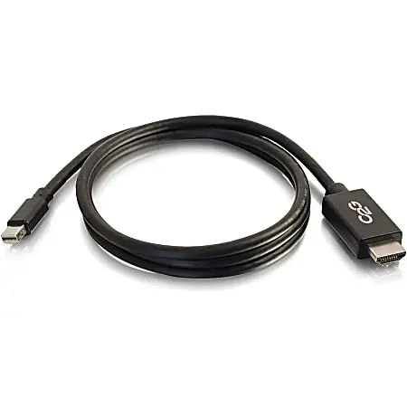 C2G 3ft Mini DisplayPort to HDMI Adapter Cable - Black - TAA - HDMI/Mini DisplayPort- 54420 Latest