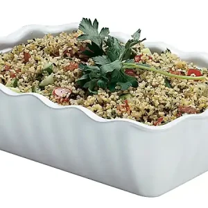 Top Pick Cambro Plastic Deli Crocks, 2.2 Qt, White, Pack Of 6 Crocks
