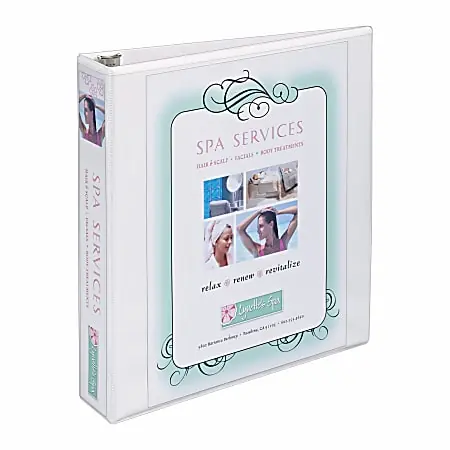 Avery&reg; Nonstick Heavy-Duty View 3-Ring Binder With EZ-Turn&trade; Rings, 1 1/2" D-Rings, White Save Now