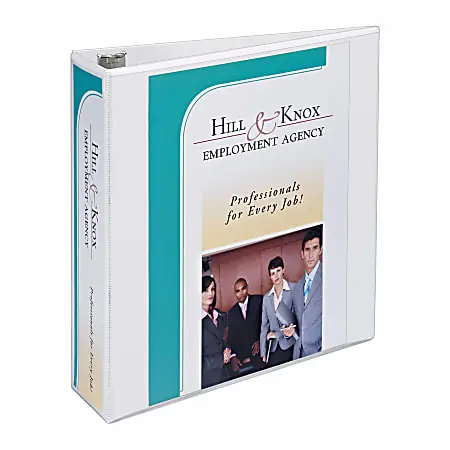 Brand New Avery&reg; Nonstick Heavy-Duty View 3-Ring Binder With EZ-Turn&trade; Rings, 2" D-Rings, 40% Recycled, White