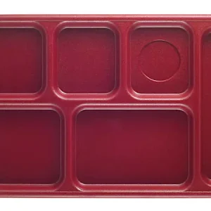 Cambro Co-Polymer&reg; Compartment Trays, Cranberry, Pack Of 24 Trays Sale