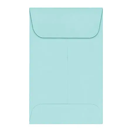 LUX Coin Envelopes, #1, Gummed Seal, Seafoam, Pack Of 50 Best Choice