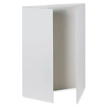 Crafted Pacon&reg; Foam Presentation Boards, 48" x 36", White, Pack Of 12 Boards