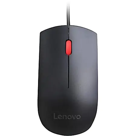 Sale Lenovo Essential USB Mouse - Optical - Cable - Black - USB - 1600 dpi - Scroll Wheel - 3 Button(s) - Symmetrical - 1 Each