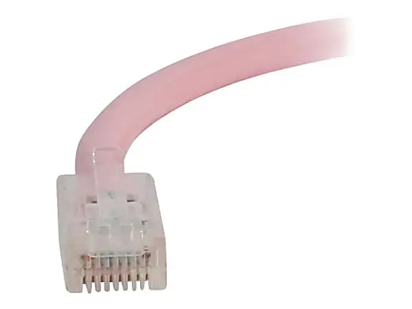 Money Back Guarantee C2G 15ft Cat6 Non-Booted Unshielded (UTP) Ethernet Network Patch Cable - Pink - Patch cable - RJ-45 (M) to RJ-45 (M) - 15 ft - UTP - CAT 6 - pink