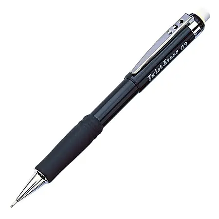 Pentel&reg; Twist-Erase&reg; III Mechanical Pencil, 0.9 mm, Black Barrel Markdown