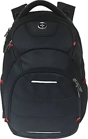 SwissDigital Neptune Massage Business Backpack With 16.1" Laptop Pocket, Black Wholesale