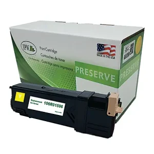 Time-Limited IPW Preserve Remanufactured Yellow High Yield Toner Cartridge Replacement For Xerox&reg; 106R01596, 106R01596-R-O
