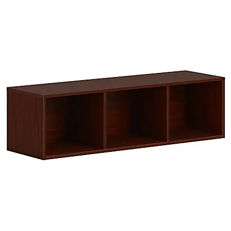 Cheap HON Mod Wall Mounted Storage - 39.8" Height x 48" Width x 14" Depth - Finish: Mahogany - 1 Each