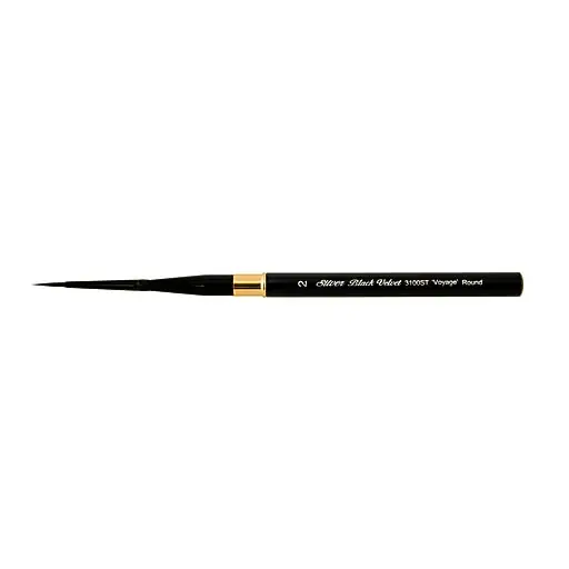 Silver Brush Black Velvet Voyage Travel Round Brush (SLV3100ST2) Low Price