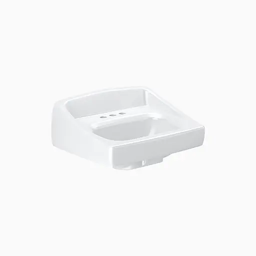 Sloan Single Basin Wall Mount VItreous China Lavatory Sink (3873003) While Supplies Last