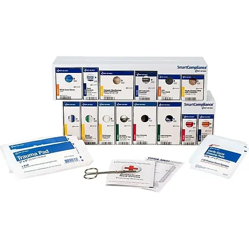 SmartCompliance RetroFit Grid Insert Kit, ANSI A, 25 People, 109 Pieces (91172-021) Luxury