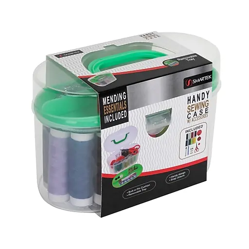 Professional Grade Smartek Handy Sewing Kit, Green (ST-124)