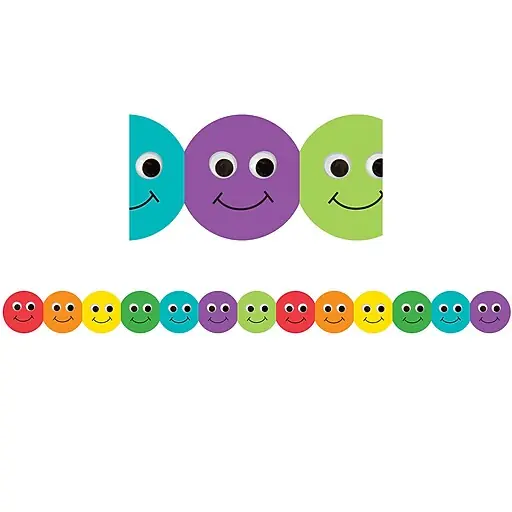 Popular Smiley Face Mighty Brights™ Border, 3\\