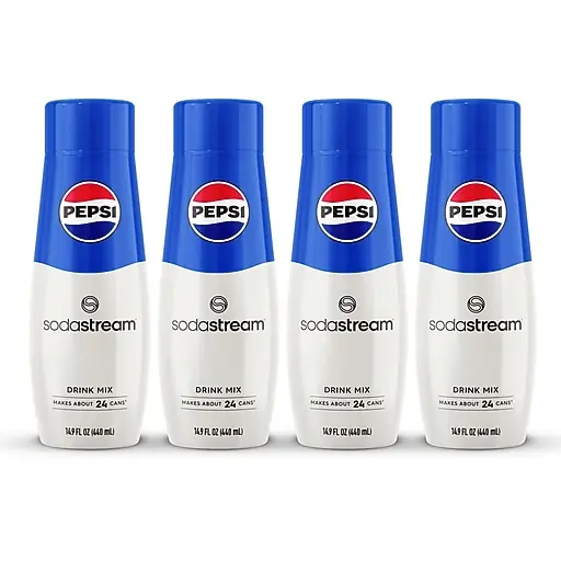 Reduced Price SodaStream Pepsi Drink Mix, 14.9 oz., 4 Bottles/Pack (1102987010)