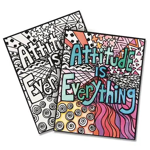 S&S Attitude Is Everything Velvet Art Posters, 24/Pack (PS1439) Sale