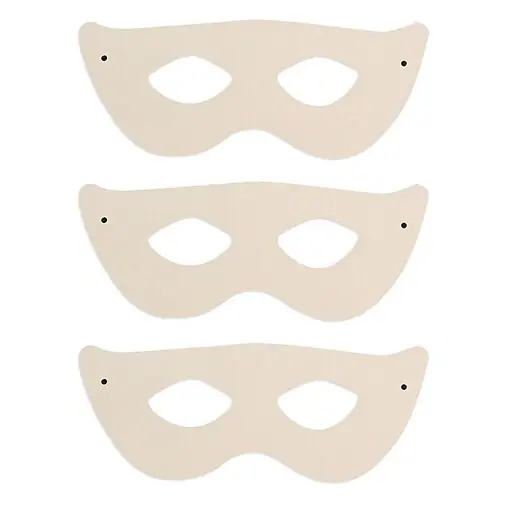 Original S&S Cardstock Half Masks, 24/Pack (PE1330)