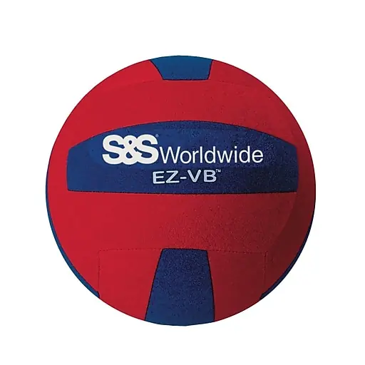 S&S EZ Volleyball, Red/Blue (W10325) Hot Picks
