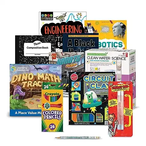 Cheap S&S Family Engagement Take Home Bags STEAM Grades 4-5, Assorted Colors (BK7052G003)