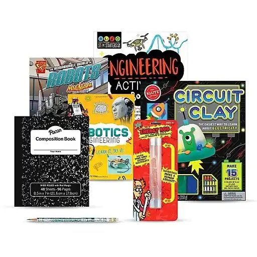 Clearance S&S Family Engagement Take Home Bags STEAM Grades 4-5, Assorted Colors (BK7342003)