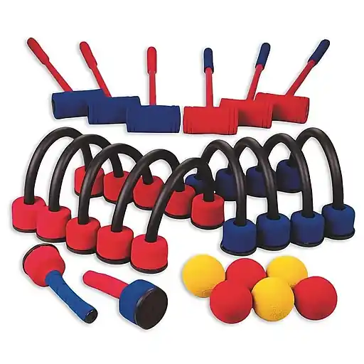 S&S Foam Croquet Set, Assorted Colors (W10226) Big Sale