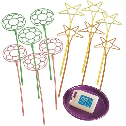 Buy Online S&S Giant Bubbles Set, Assorted Colors, 12/Pack (NL229)