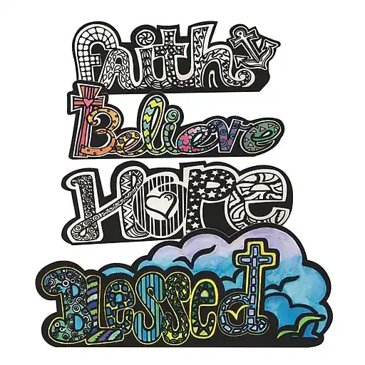 Fan Favorite S&S Stand Up Velvet Art Inspirational Sayings, 12/Pack (PS1429)
