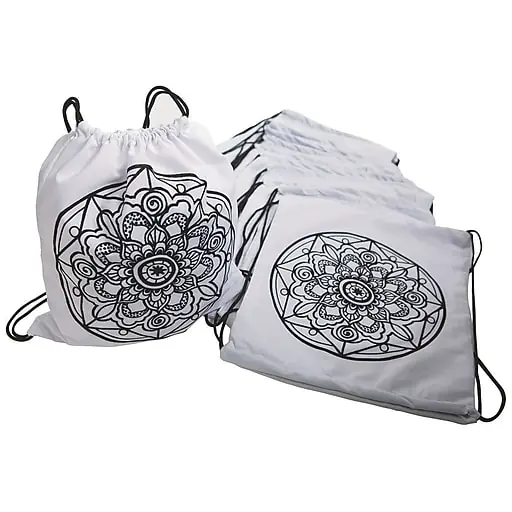 Free Returns S&S Velvet Art Mandala Backpack, 12/Pack (PS1438)