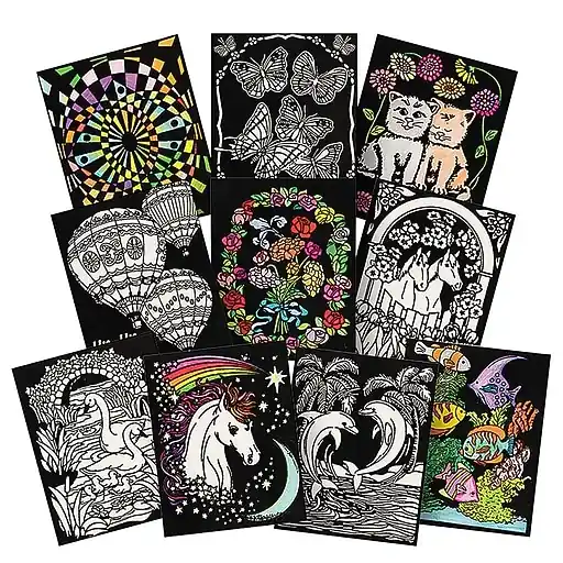 Markdown S&S Velvet Art Poster, 8” x 10”, 10/Pack (PS1423)