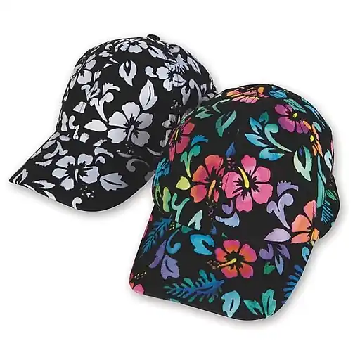 S&S Velvet Art Tropical Baseball Caps, 12/Pack (PS1437) Trusted Brand