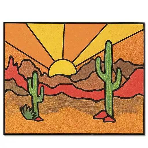 Save Now S&S Velvet Sand Cactus Chipboard, 24/Pack (GP3336)