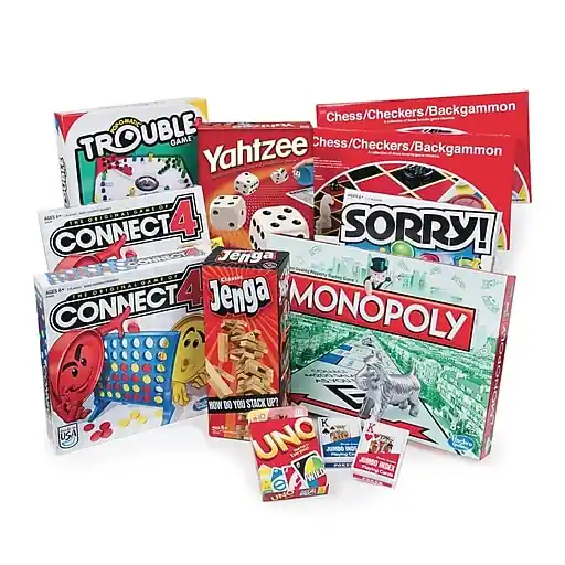 Price Cut S&S All Time Favorite Board Games, 12/Pack (W10737)