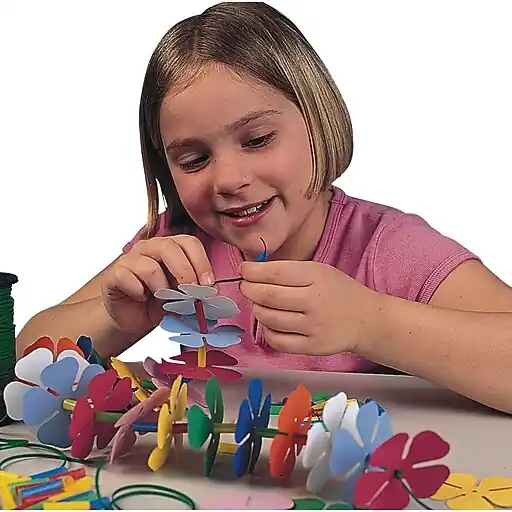 S&S Worldwide Aloha Leis Craft Kit, 24/Pack (GP1173) Instant Buy