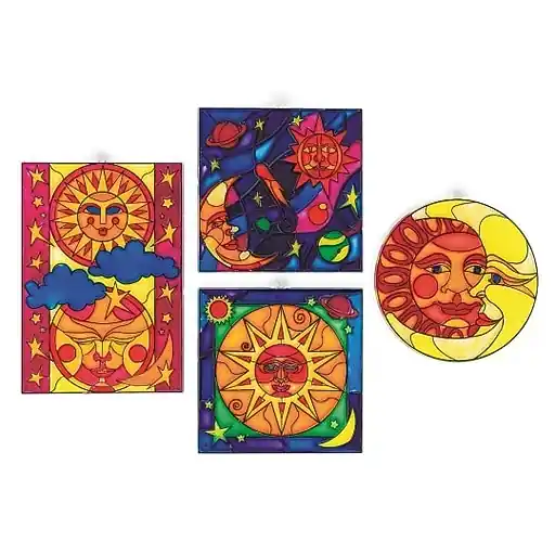 Limited Edition S&S Worldwide Celestial Sun Catcher, 12/Pack (CF-5907)