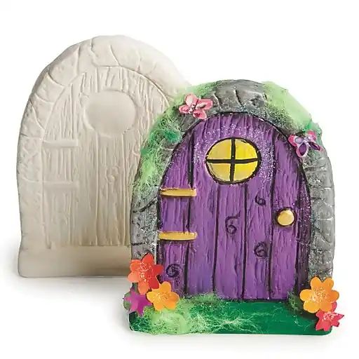 Mega Sale S&S Worldwide Color Me Ceramic Bisque Fairy Door, Pack of 12 (SP2015029)