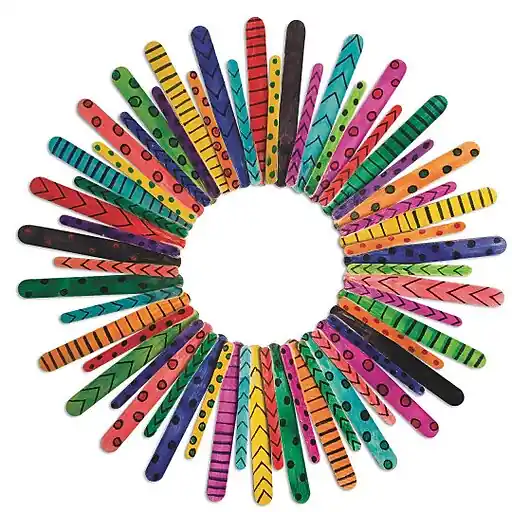 S&S Worldwide Craft Stick Wreath Kit, Pack of 12 (GP3277) Buy Direct