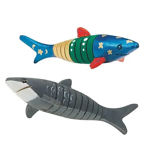 S&S Flexible Wood Shark Craft Kit, 12/Pack (GP2040) Secure Checkout