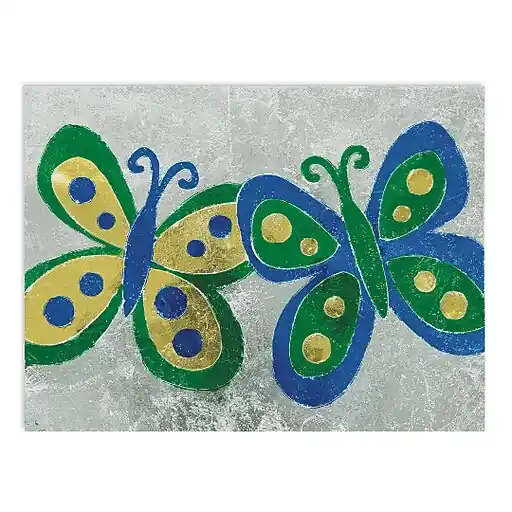 S&S Worldwide Foil Leaf Animals Craft Kit, 24/Pack (CF-14093) Top Rated