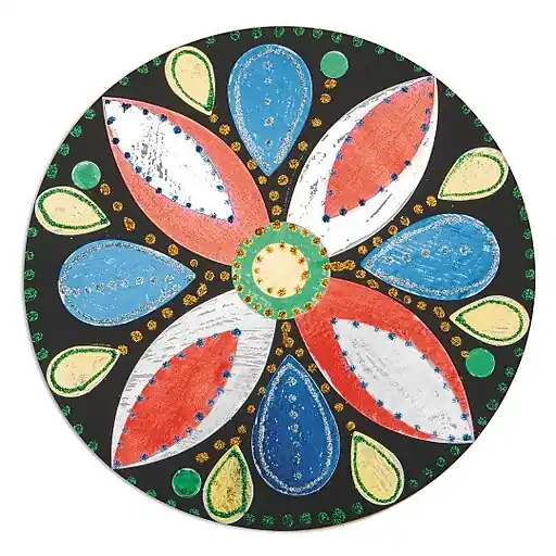S&S Worldwide Foil Leaf Mosaics Craft Kit, 12/Pack (CF-14097) Trending