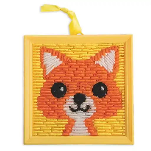 S&S Worldwide Fox Needlepoint Craft Kit, 12/Pack (CF-14101) Same Day Shipping
