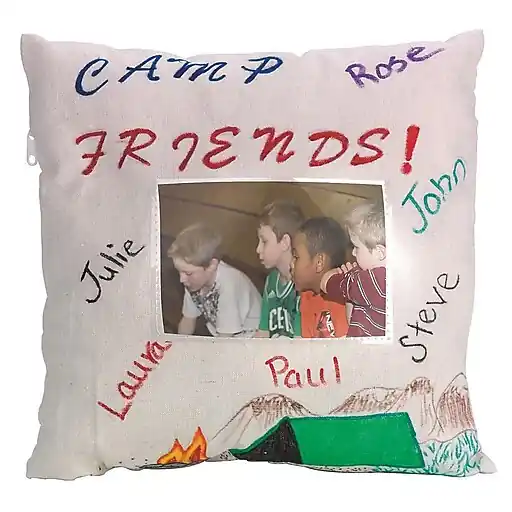 S&S Happy Memories Pillow Case Craft Kit, 12/Pack (GP1861) Fresh Stock