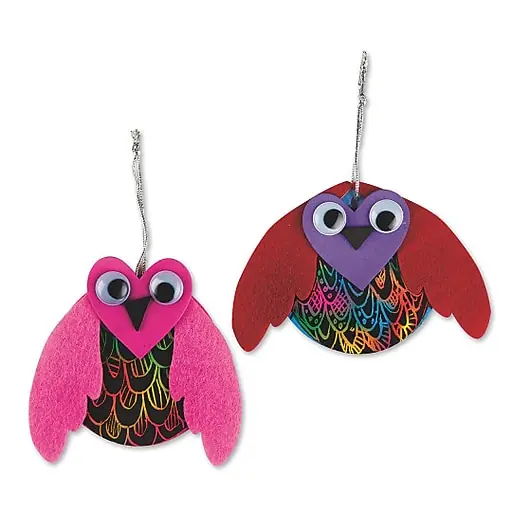 High Quality S&S Mini Owl Craft Kit, 24/Pack (CF-13056)