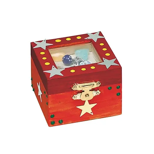 S&S Small Red Shadow Box Craft Kit, 12/Pack (TZ-YK-001) Worldwide Shipping