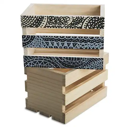 S&S Small Wood Crate, 6/Pack (WD7616) Hot Deal