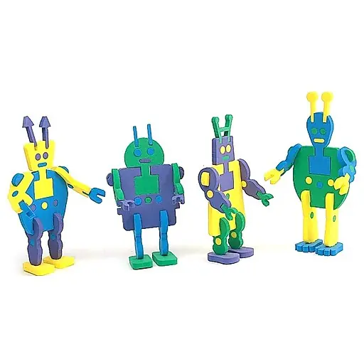 S&S Super Foam Alien Robots Craft Kit, 12/Pack (GP1387) Sale