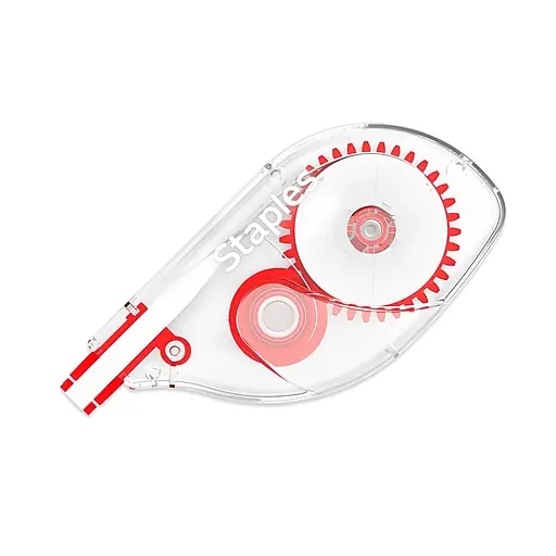 Staples Correction Tape, White, 2/Pack (ST59818) Same Day Shipping