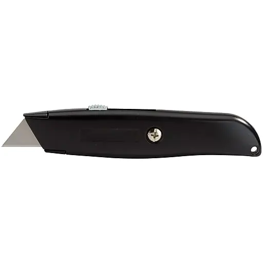 Staples Heavy-Duty Retractable Knife, Black (10619) Exclusive