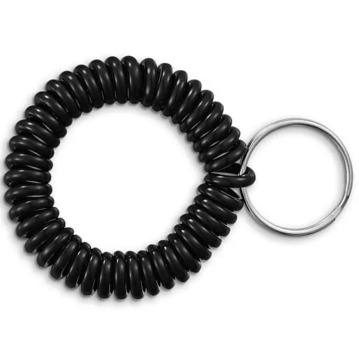 High Quality Staples® Key Wrist Coil, Black (18152-CC)