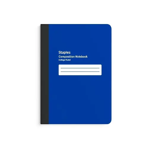 Staples Small Composition Notebook, 5\\ Mega Sale